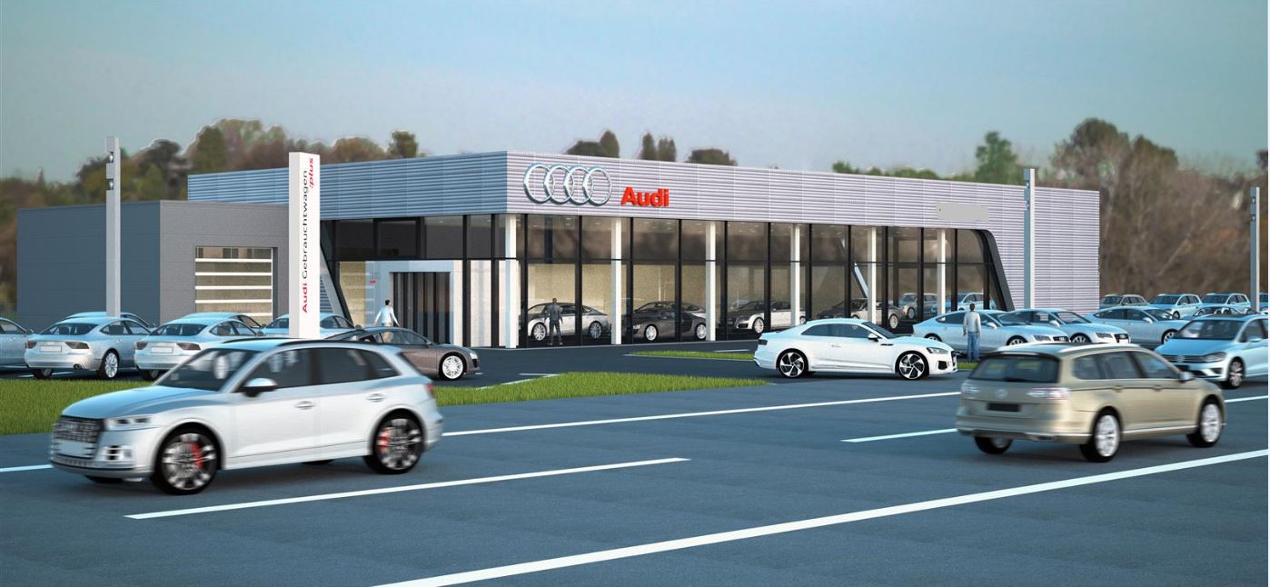 Audi Terminal in Neustadt - Gewerbe- und Fachmärkte - Projekte - dk plan